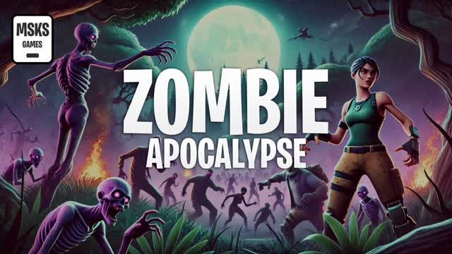 🧟 Zombie Apocalypse 🧟 — Fortnite Creative map cover art