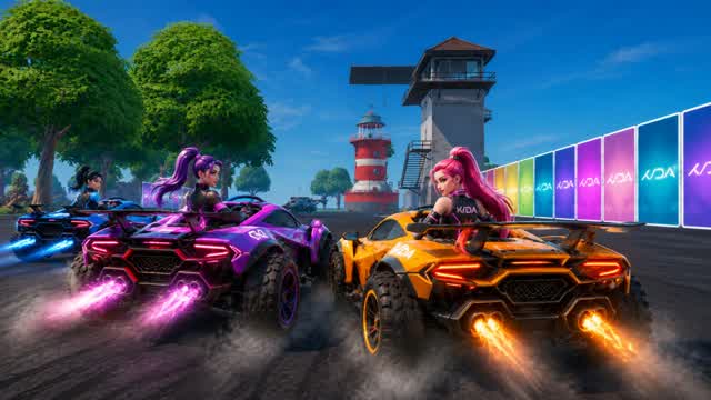 MEGA ROAD DRIVER — Fortnite Creative map