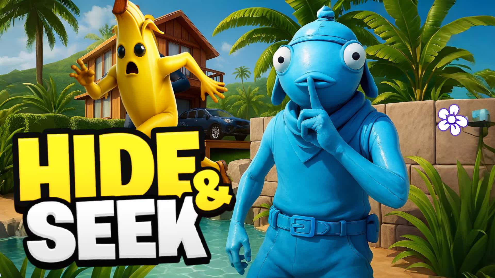 HOUSE HIDE AND SEEK 🏠 — Fortnite Creative map