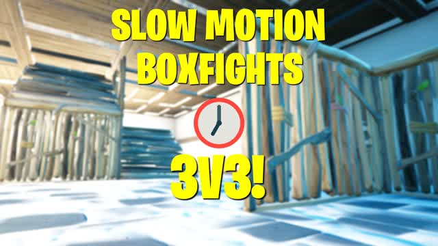 📦SLOW MOTION 3V3 BOXFIGHTS!📦 — Fortnite Creative map cover art