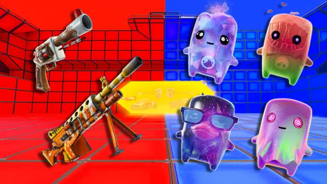 CRAZY RED VS BLUE RARE SPRITES — Fortnite Creative map cover art