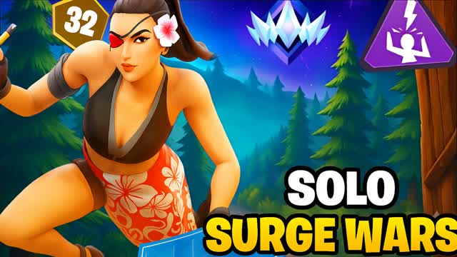 ZONE WARS - SURGE WARS — Fortnite Creative map cover art
