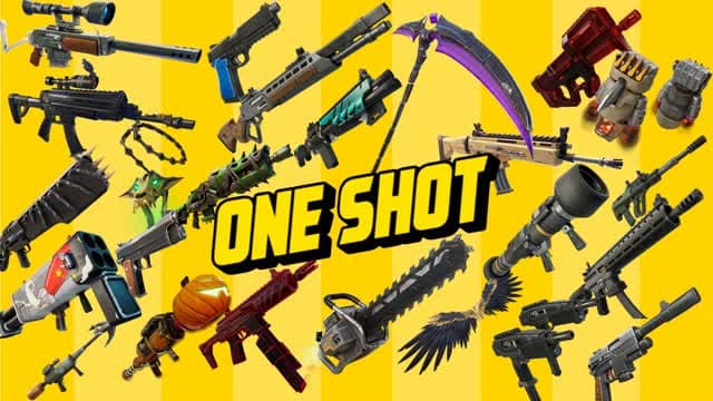 ONE SHOT NEW WEAPONS GUN GAME TILTED — Fortnite Creative map
