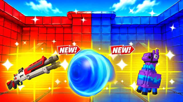 RED VS BLUE LEVEL RESPONSE 🔴🔵 — Fortnite Creative map cover art