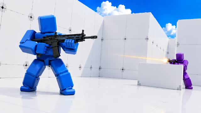 red vs blue purple vs blu — Fortnite Creative map