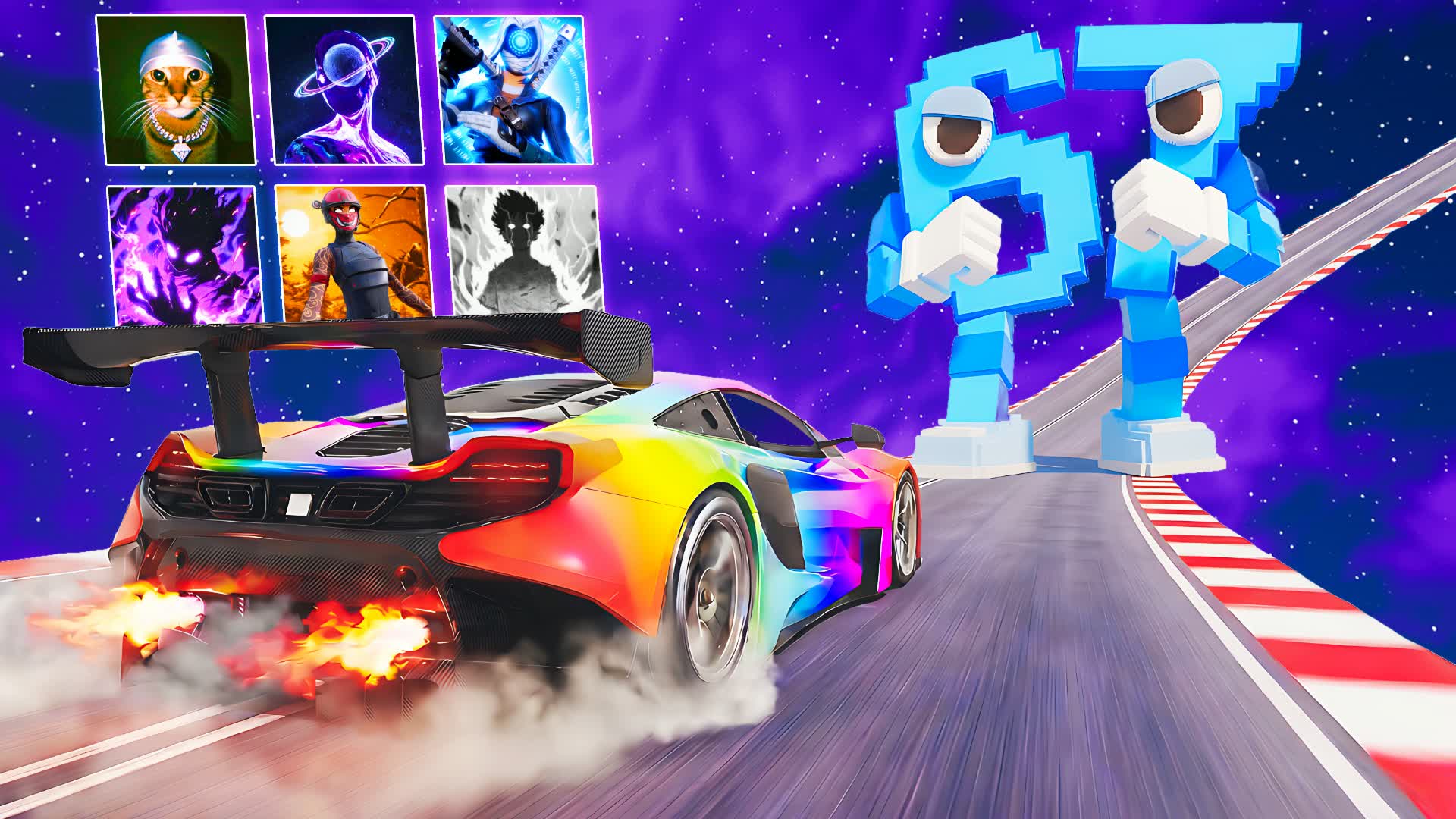 BRAINROT RAMP CARS [🎶] — Fortnite Creative map