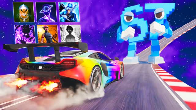 BRAINROT RAMP CARS [🎶] — Fortnite Creative map