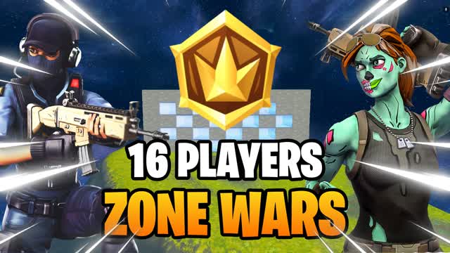 🌀 Zone Wars — Fortnite Creative map cover art