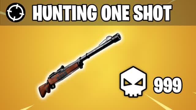 HUNTING RIFLE ONLY🎯ONE SHOT — Fortnite Creative map cover art