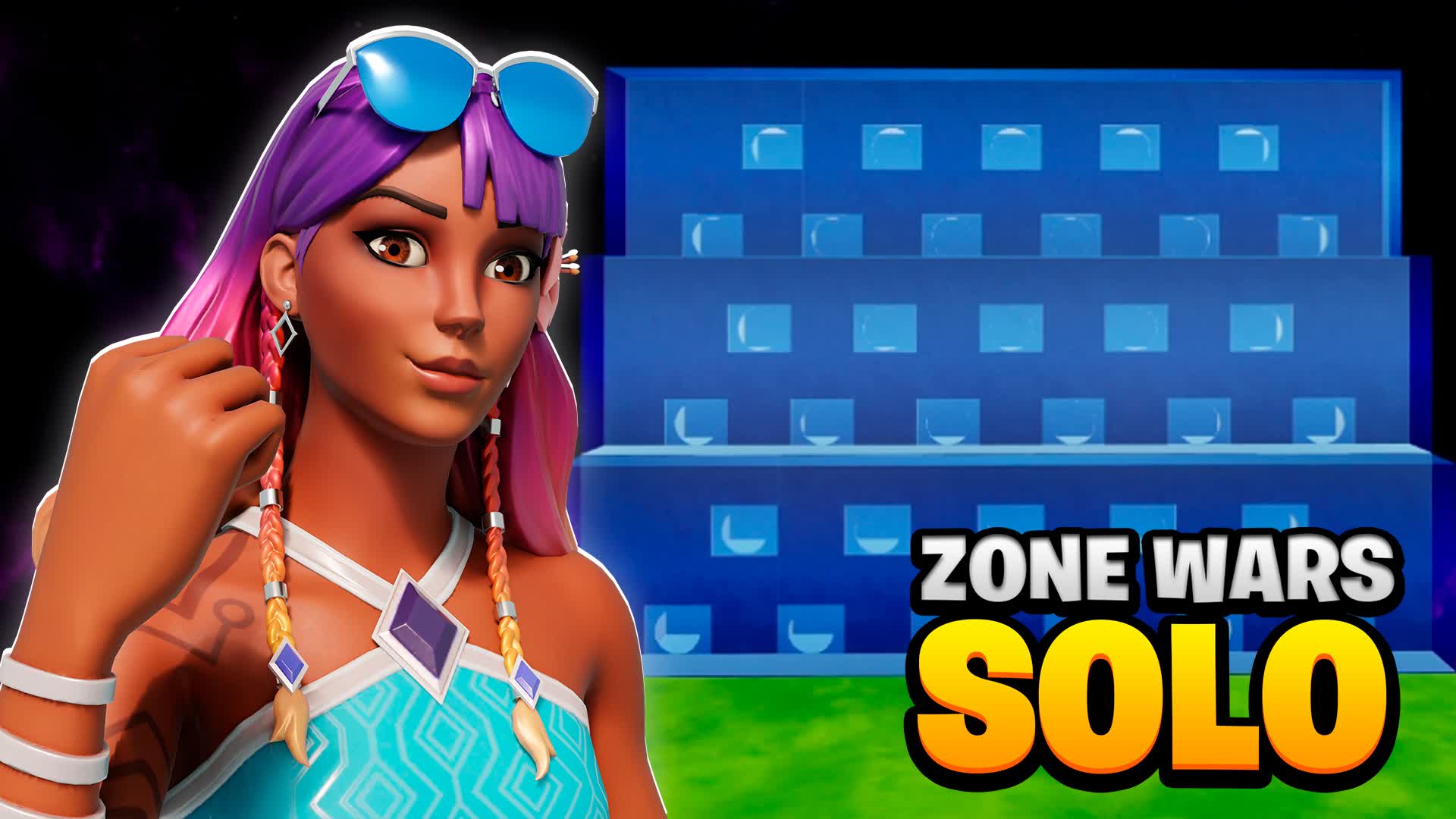 32 Player Zone Wars [SOLO] — Fortnite Creative map