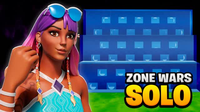 32 Player Zone Wars [SOLO] — Fortnite Creative map cover art
