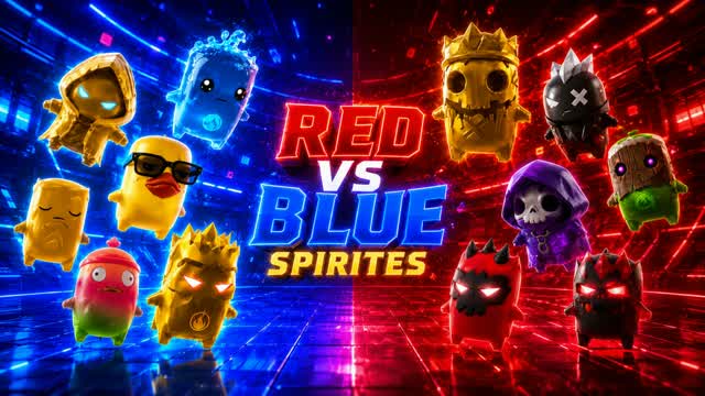 RED VS BLUE IMPACT SPIRIRT🔴🔵 — Fortnite Creative map