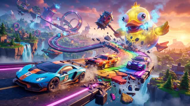 Quack Town Racers 🏁 — Fortnite Creative map