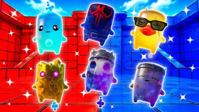 RED VS BLUE 🔵🔴 7ALEX67676767 — Fortnite Creative map cover art