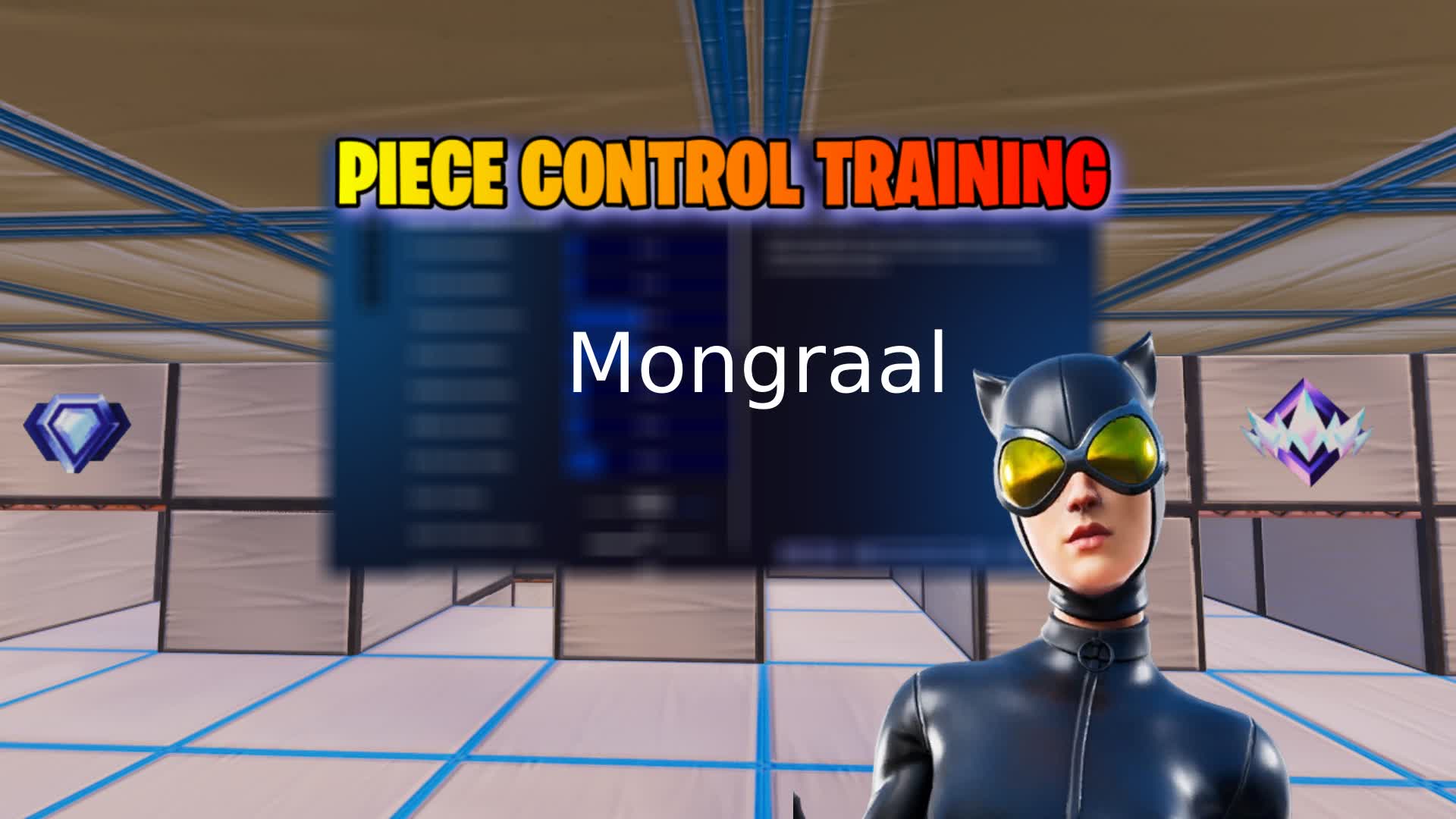 Mongraal PIECE CONTROL SETTINGS — Fortnite Creative map