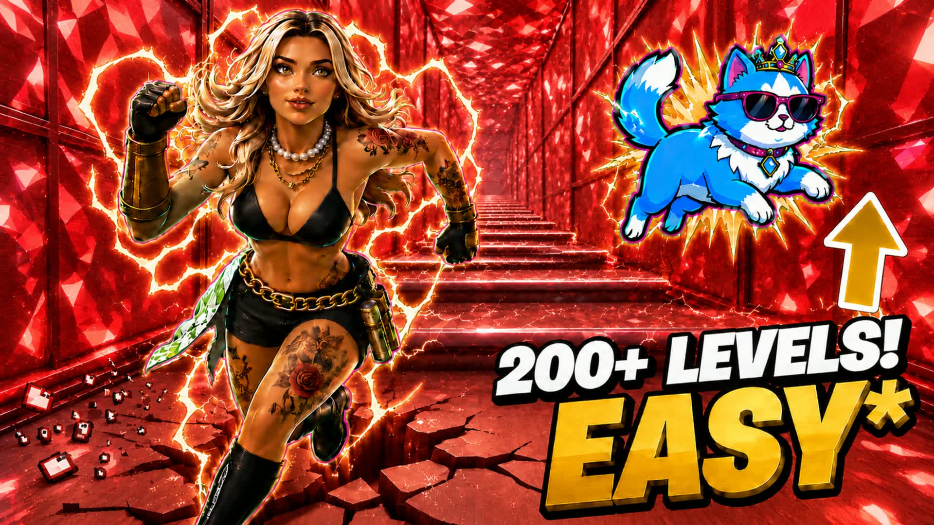 ✨ 200+ DEATHRUN LEVELS ✨[PARKOUR] — Fortnite Creative map