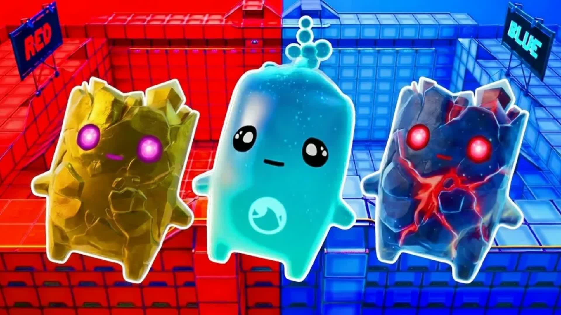 red vs blue spirits 22334 — Fortnite Creative map