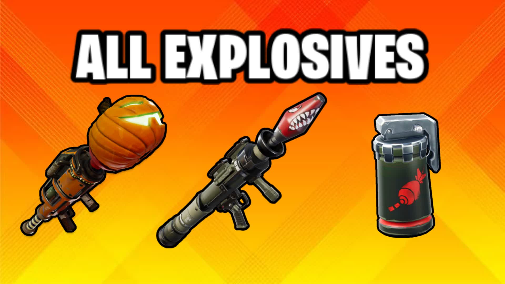 💥 FREE FOR ALL: ALL EXPLOSIVES 💥 — Fortnite Creative map