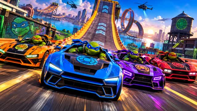 car race ramp — Fortnite Creative map