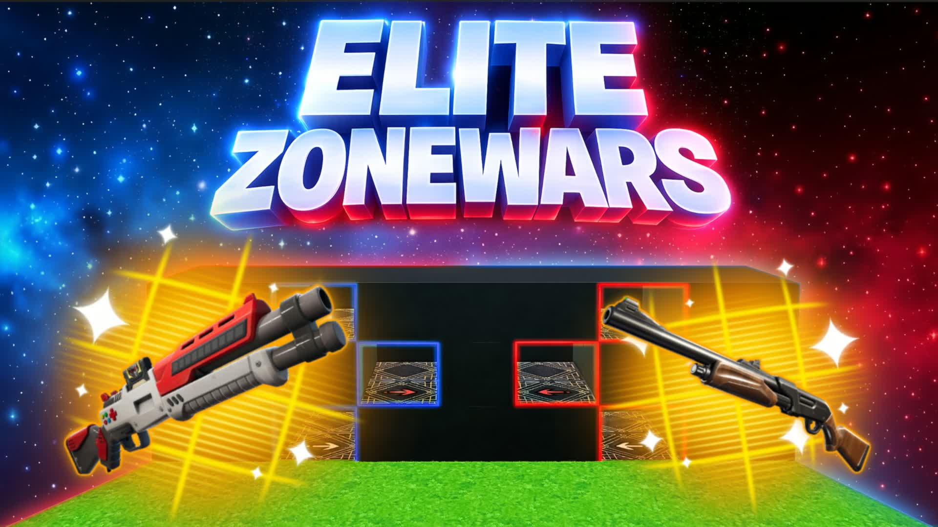ELITE ZONE WARS [1V1 TO 4V4] — Fortnite Creative map
