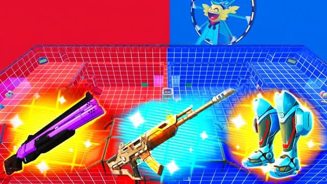 RED VS BLUE🔴vs🔵 — Fortnite Creative map