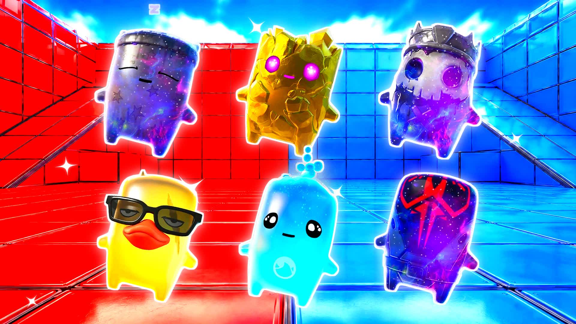 RED VS BLUE ALLY CHORUS 🔴🔵 — Fortnite Creative map