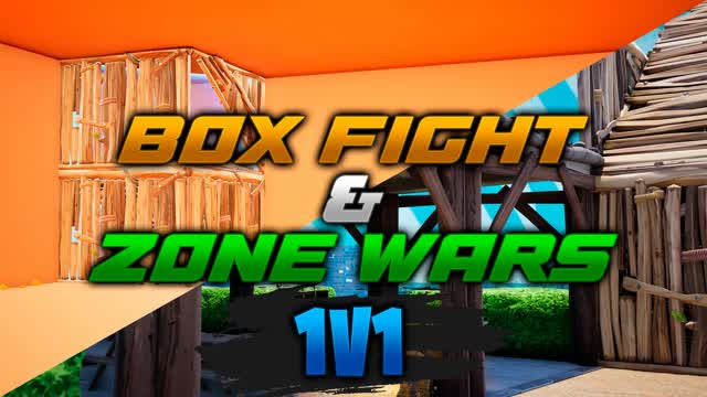 1V1 📦 BOX FIGHT & ZONE WARS 🌪️ — Fortnite Creative map cover art