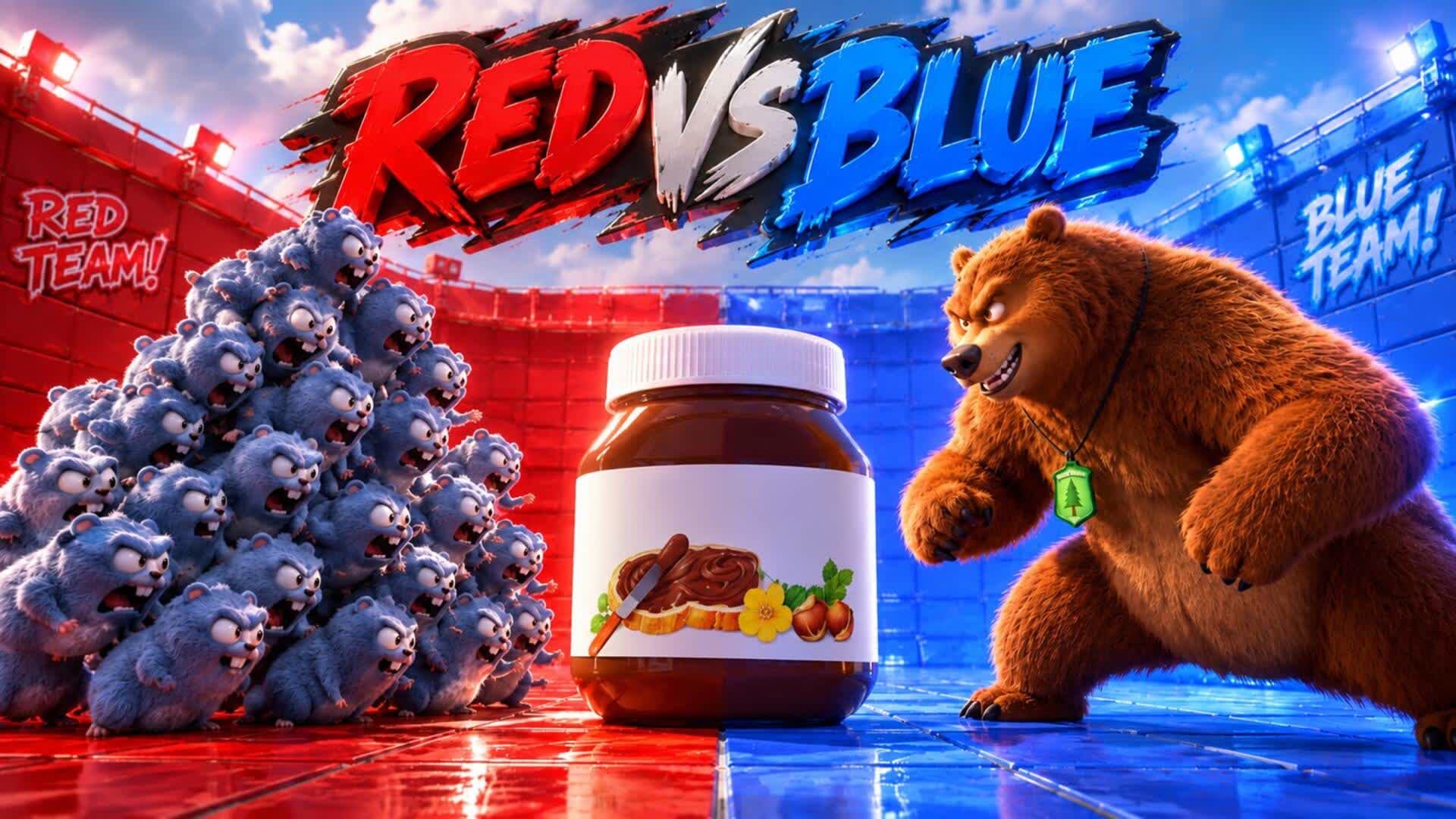 🔴احمر ضد ازرق🔵---🔵Red Vs Blue🔴 — Fortnite Creative map