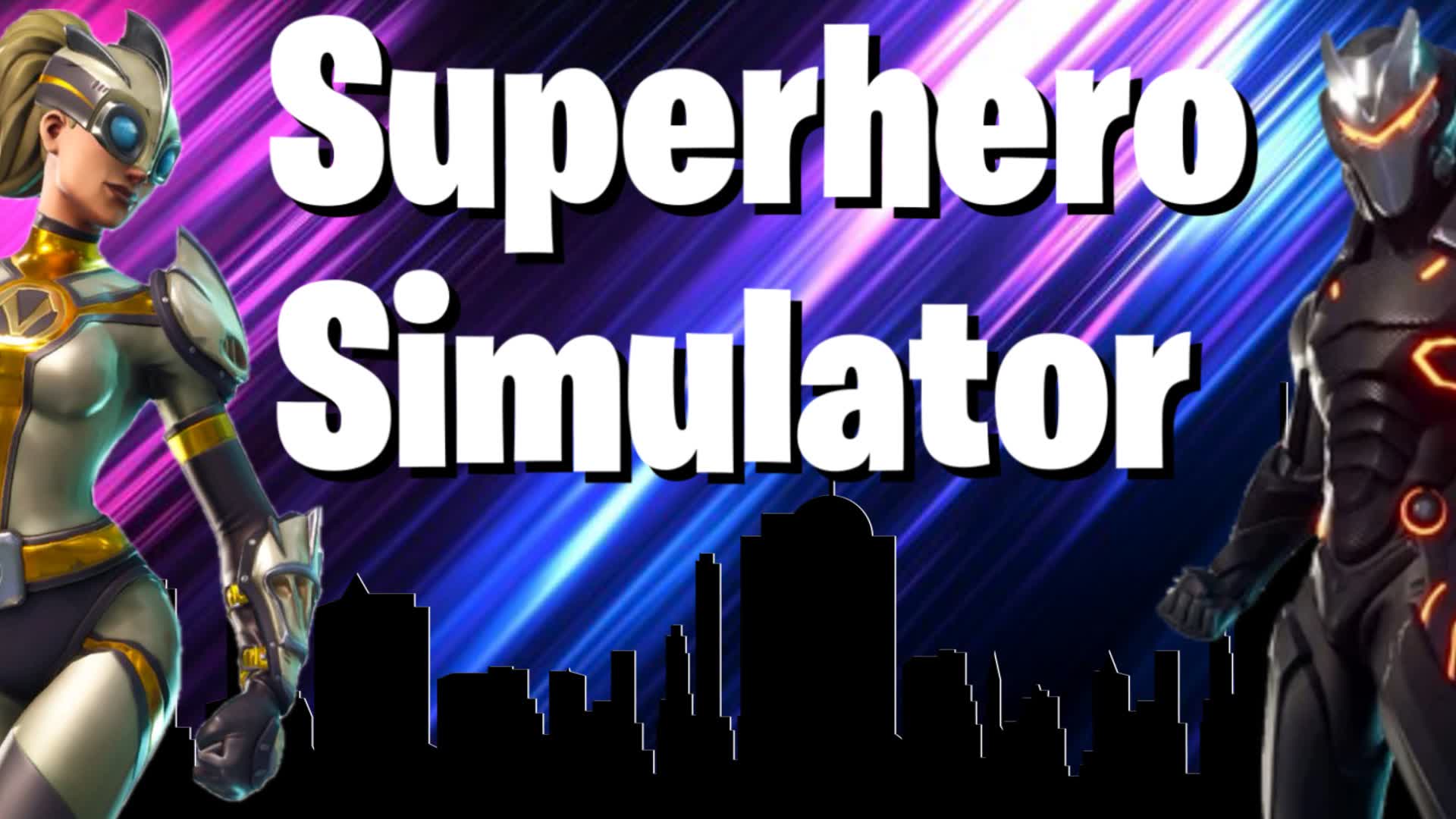Superhero Simulator — Fortnite Creative map
