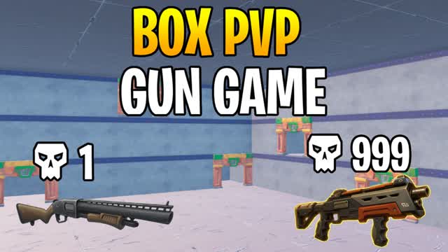 BOXFIGHT GUN GAME — Fortnite Creative map cover art