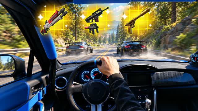 Realistic Forest Driving — Fortnite Creative map
