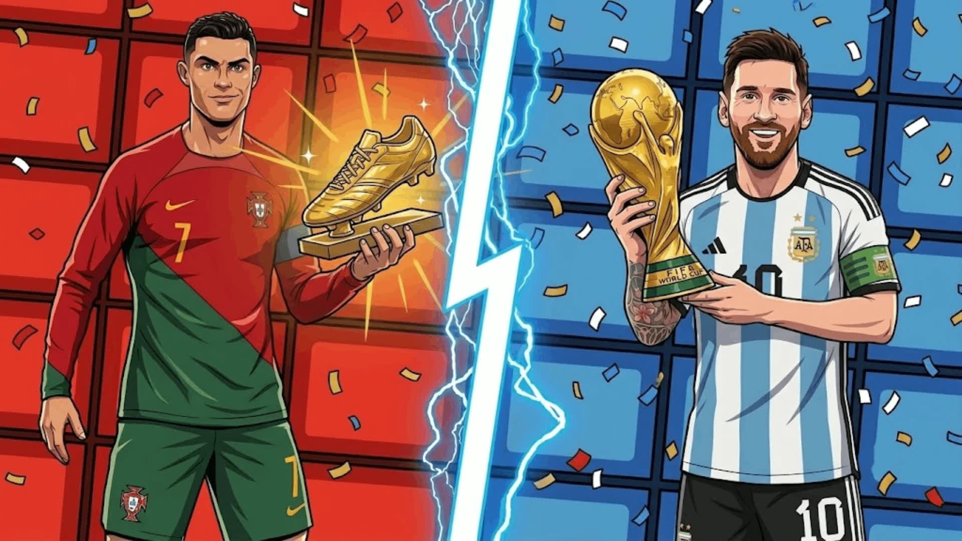 🔴 RONALDO VS MESSI 🔵 RVB KING — Fortnite Creative map