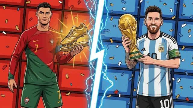 🔴 RONALDO VS MESSI 🔵 RVB KING — Fortnite Creative map cover art