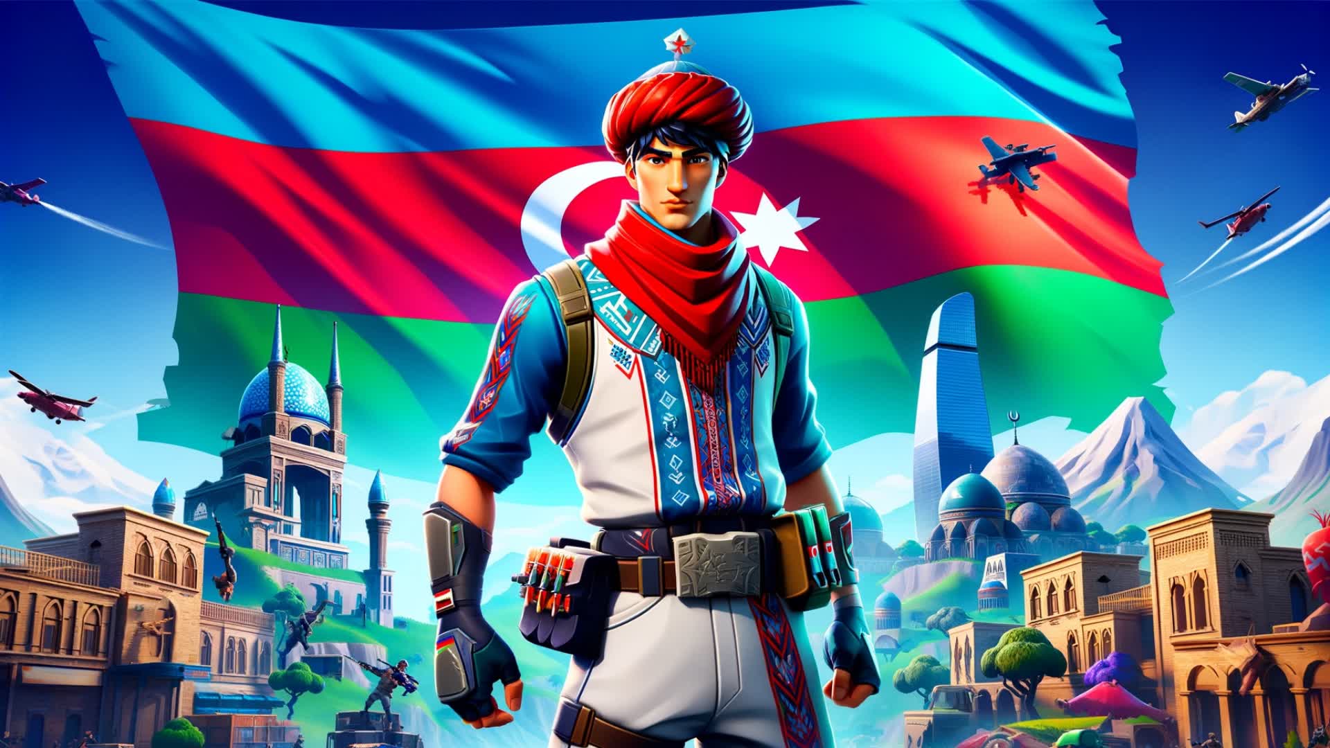 🐎Azerbaijan Zone Wars — Fortnite Creative map