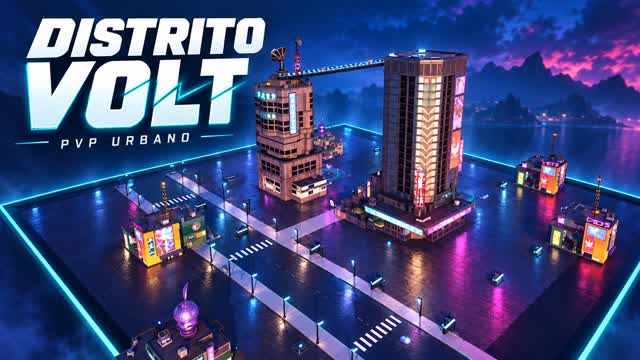DISTRITO VOLT: SKY SLIDE PVP — Fortnite Creative map