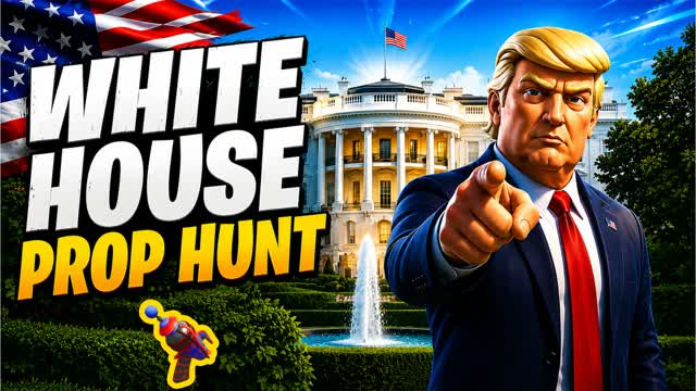 WHITE HOUSE PROP HUNT 🏛️ HIDE AND SEEK — Fortnite Creative map