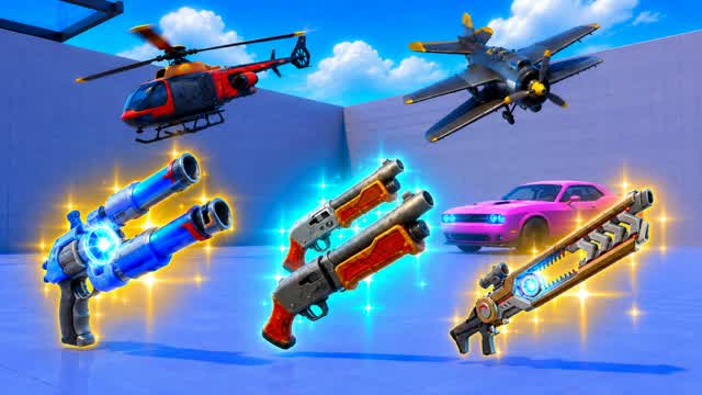 Super 1vs1 every gun — Fortnite Creative map