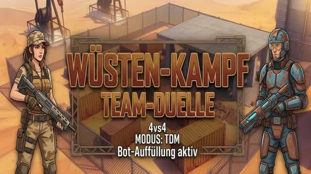 Wüsten - Kampf — Fortnite Creative map