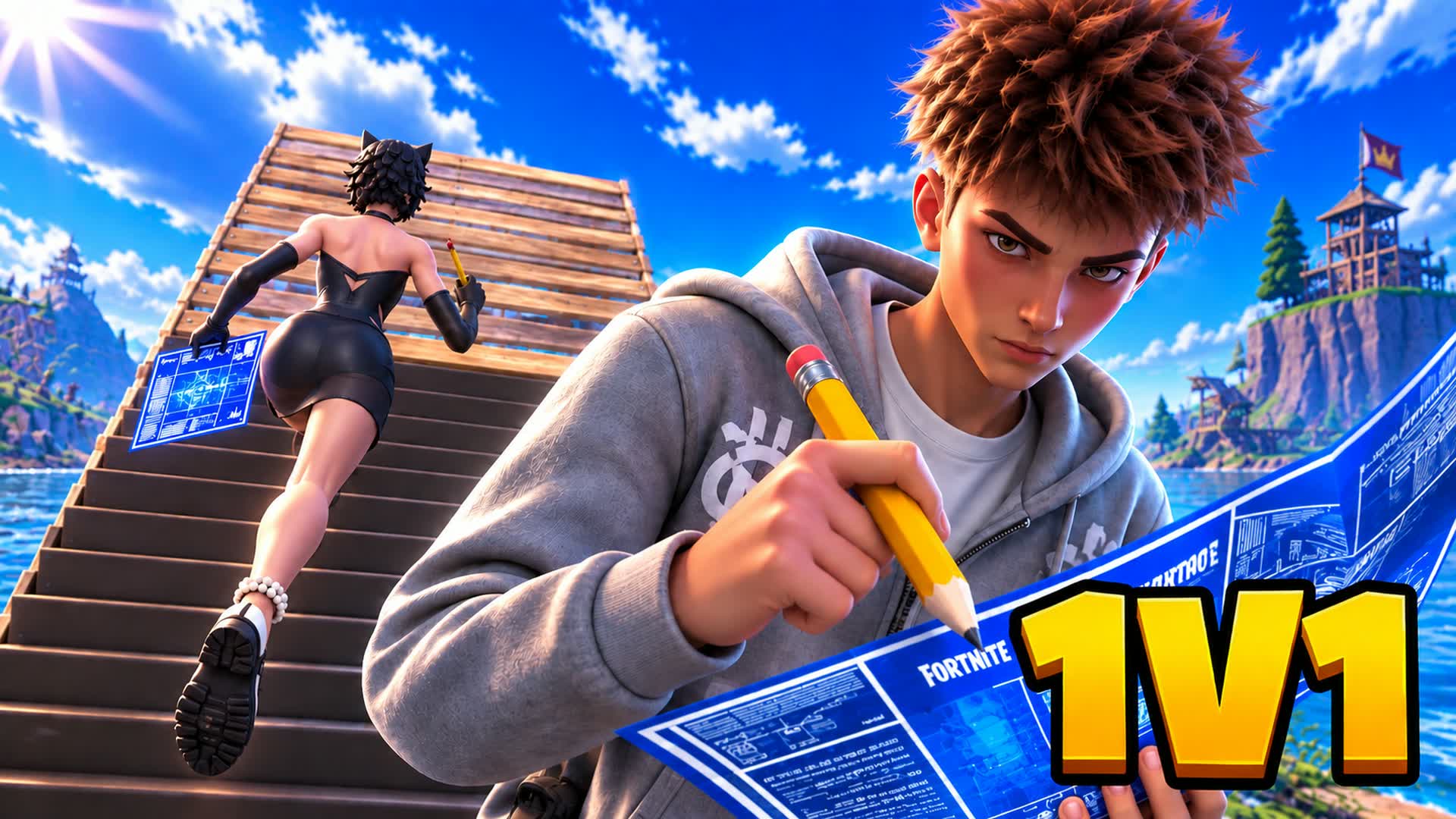 BENXQLAA 1V1 MAP — Fortnite Creative map