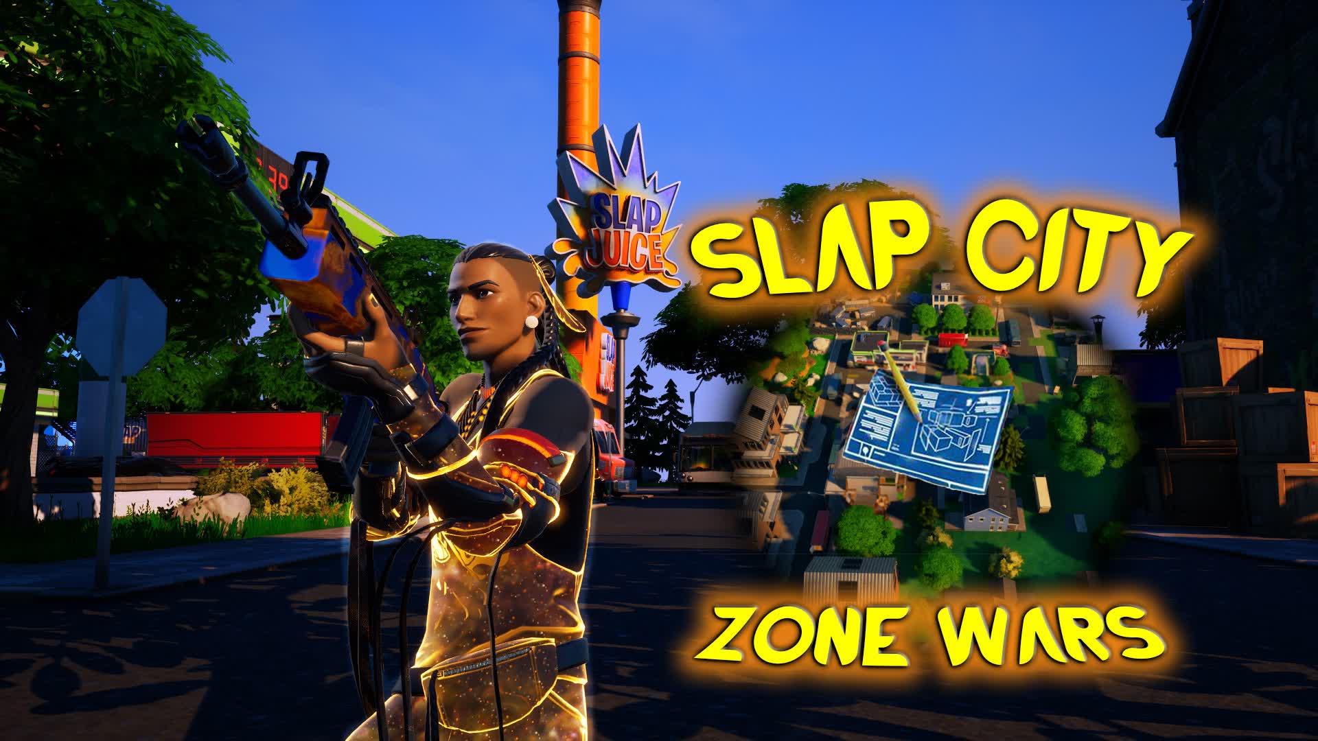 Slap City Zone Wars — Fortnite Creative map