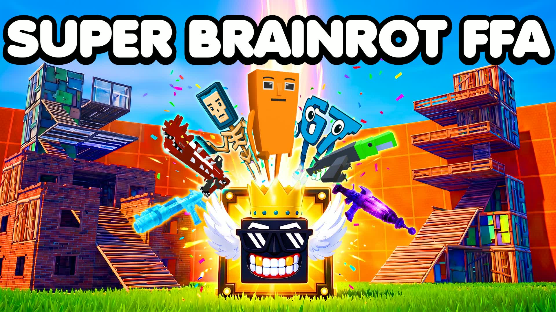 Super Brainrot FFA — Fortnite Creative map