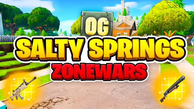 SALTY SPRINGS ZONE WARS 🔥 — Fortnite Creative map cover art