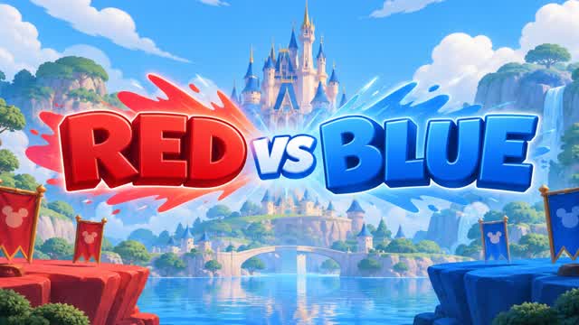 RED VS BLUE 🔴🔵 HARD 🔴 — Fortnite Creative map