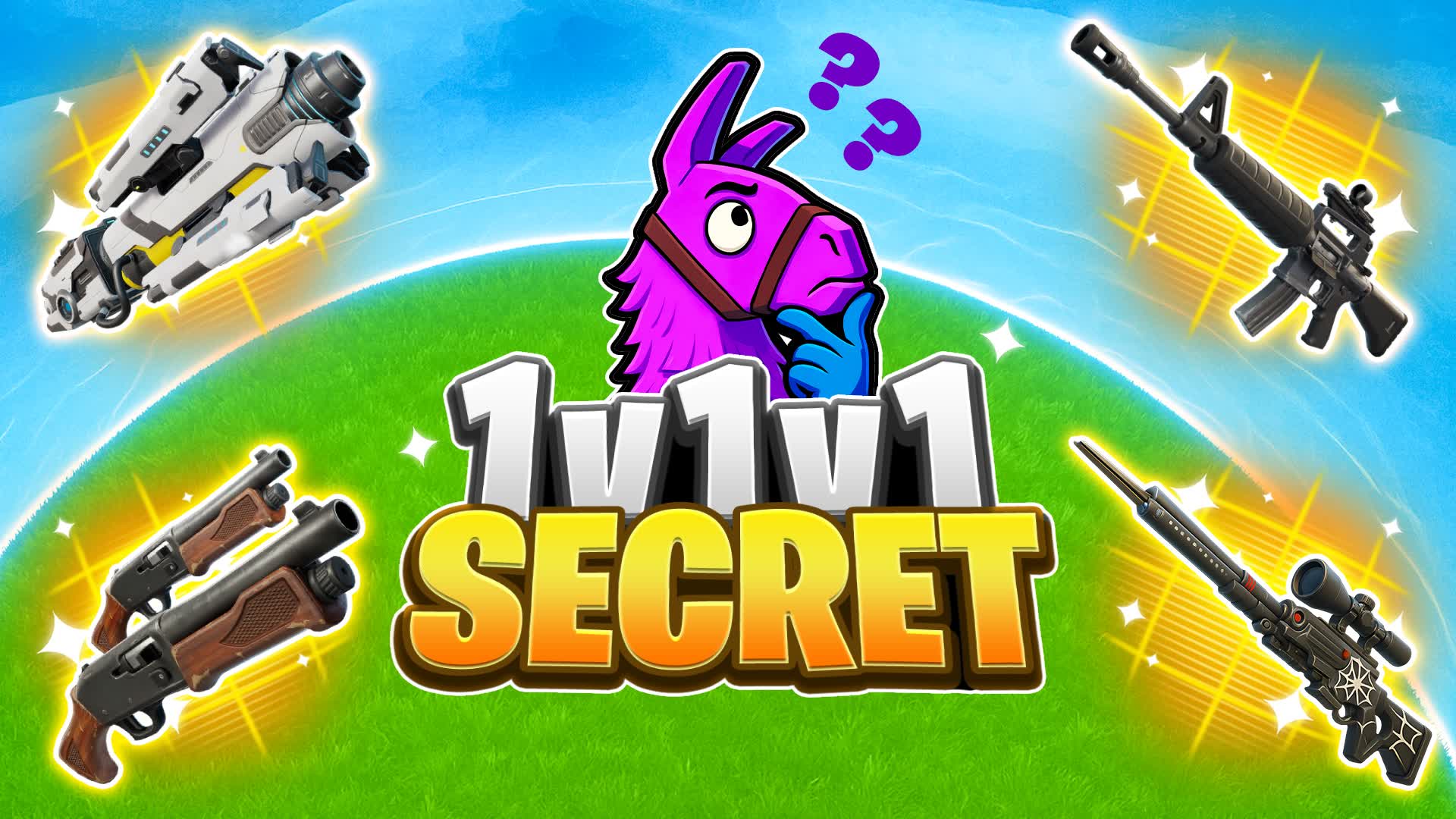 1V1V1 SECRET 1V1 Realistics Free for All — Fortnite Creative map