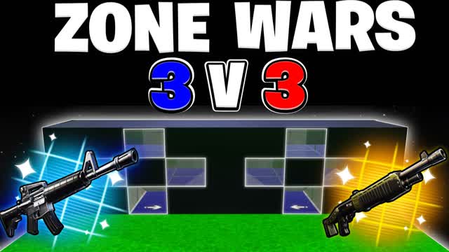 3V3 ZONE WARS (3V3) — Fortnite Creative map cover art