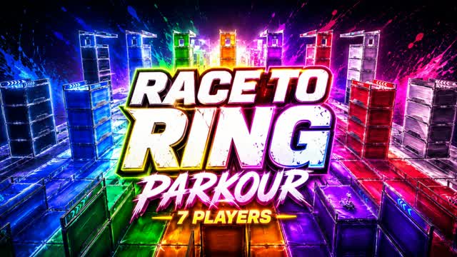 RACE TO RING [ 7 PLAYERS ] 🔔🏃 — Fortnite Creative map