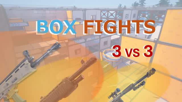 【3 vs 3】Box Fights ! — Fortnite Creative map cover art
