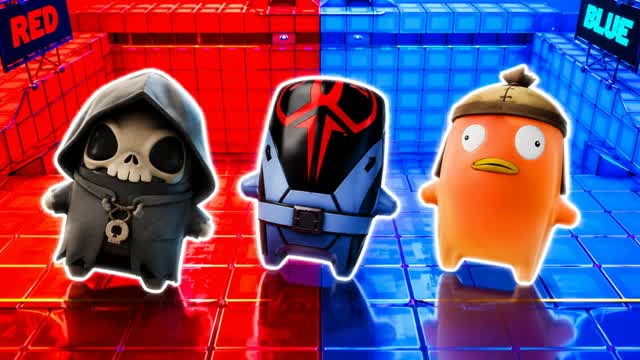 BLUE VS RED HEAT RAY 🔵🔴 — Fortnite Creative map
