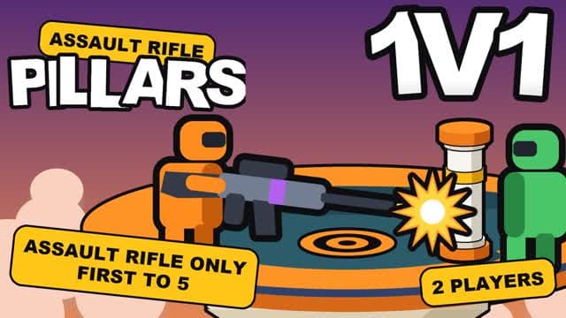 ASSAULT RIFLE 1V1 PILLARS — Fortnite Creative map cover art