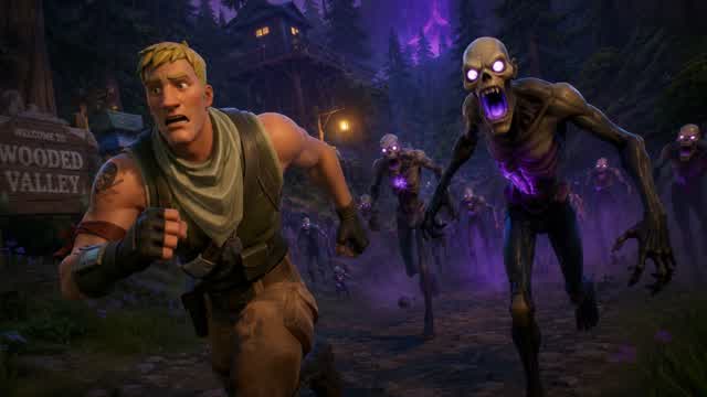 ZOMBIE FRIGHT FARM🧟‍♂️ *ADJUSTED** — Fortnite Creative map cover art